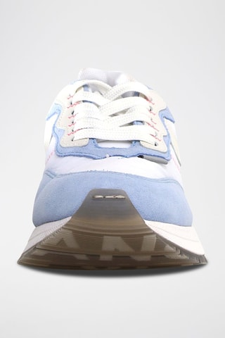 Zapatillas de piel - Azul