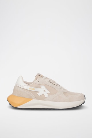 Zapatillas de piel - Beige
