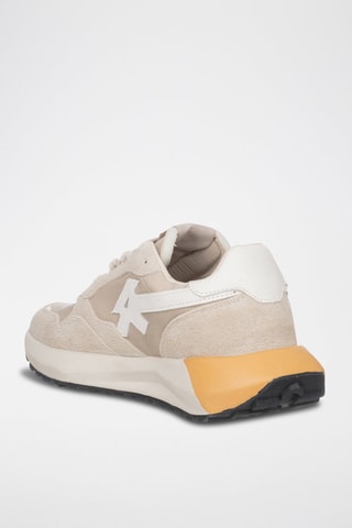 Zapatillas de piel - Beige