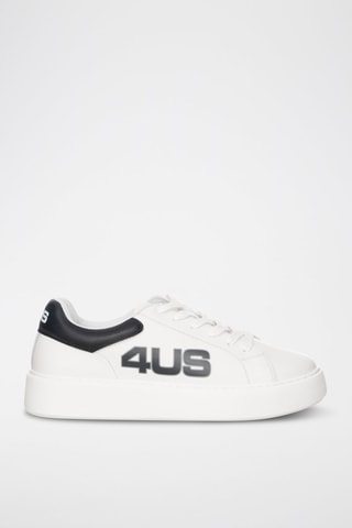 Zapatillas de piel - Blanco