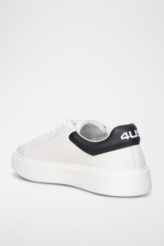 Zapatillas de piel - Blanco
