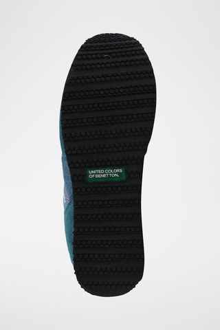 Zapatillas - Benetton - Blanco y azul