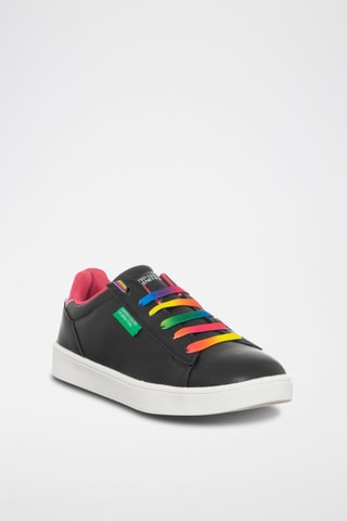 Zapatillas - Benetton - Negro y azul