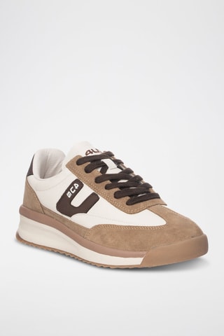 Zapatillas de piel - Beige