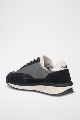 Zapatillas de piel - Negro