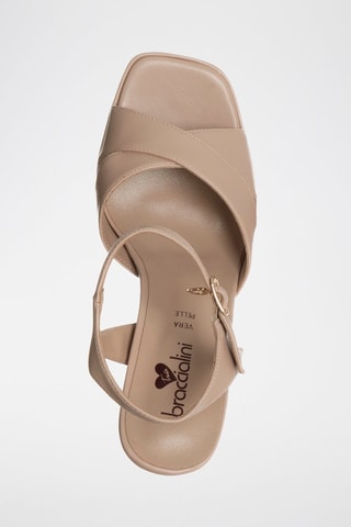 Sandalias de tacón - Beige