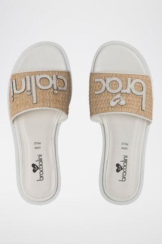 Sandalias - Blanco y beige