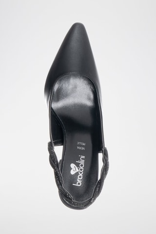 Zapatos de tacón - Negro y plateado