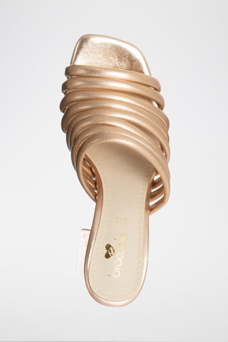 Sandalias de tacón - Dorado