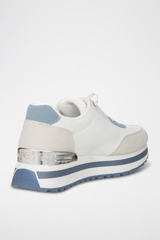Zapatillas con plataforma - Azul