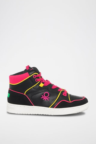 Zapatillas altas - Benetton - Negro