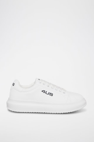 Zapatillas con plataforma - Blanco
