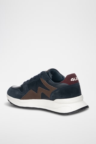 Zapatillas de piel - Azul