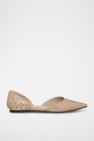 Bailarinas con brillo - Beige