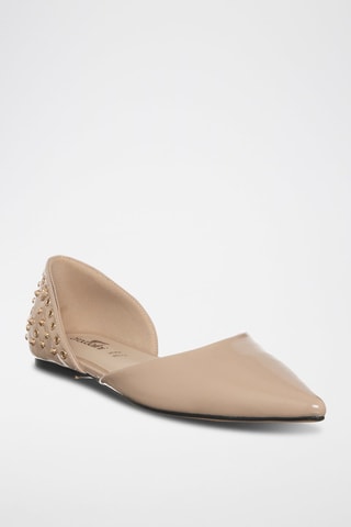 Bailarinas con brillo - Beige
