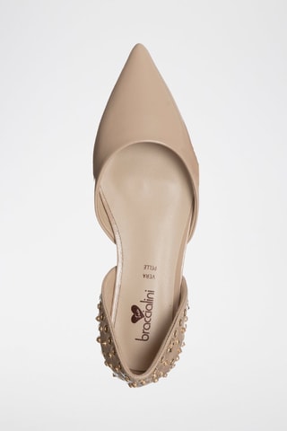 Bailarinas con brillo - Beige