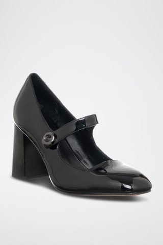 Sandalias de piel vegana - Negro