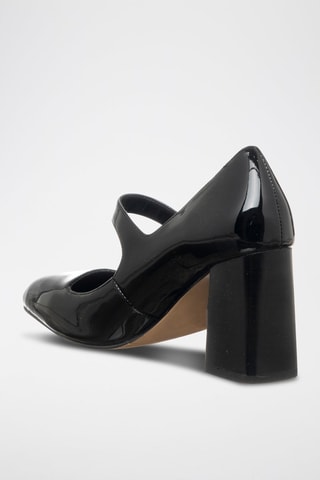 Sandalias de piel vegana - Negro