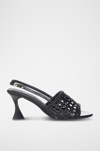 Sandalias de tacón - Negro
