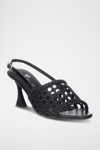 Sandalias de tacón - Negro