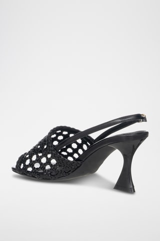 Sandalias de tacón - Negro