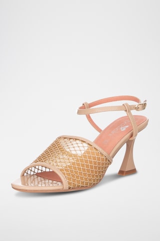Sandalias de tacón - Beige