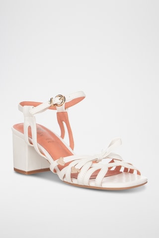 Sandalias de tacón - Blanco