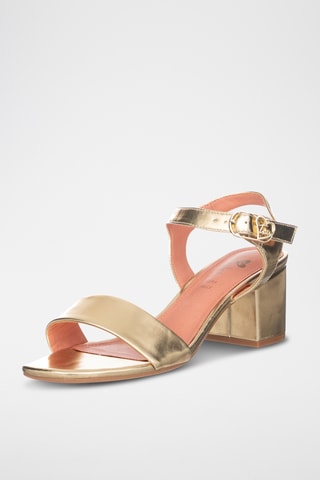 Sandalias de tacón - Dorado