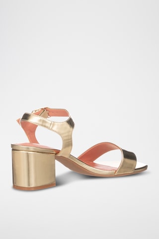 Sandalias de tacón - Dorado