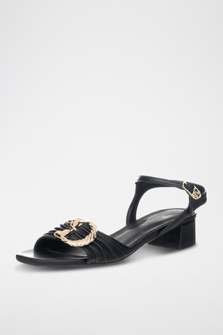 Sandalias de tacón - Negro