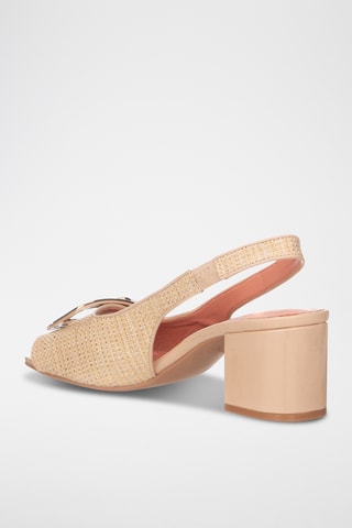 Sandalias de tacón - Coral