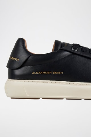 Zapatillas de piel - Negro