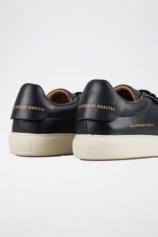 Zapatillas de piel - Negro