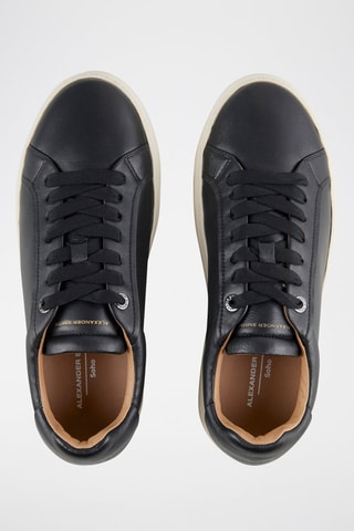 Zapatillas de piel - Negro