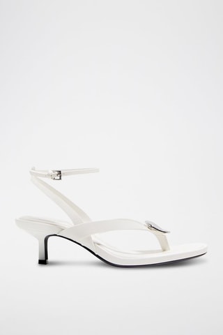Sandalias de tacón - Blanco