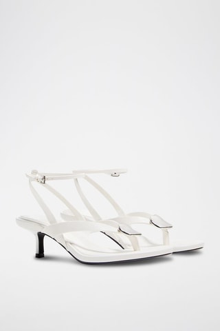 Sandalias de tacón - Blanco