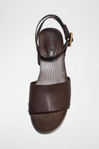 Sandalias de tacón - Marrón