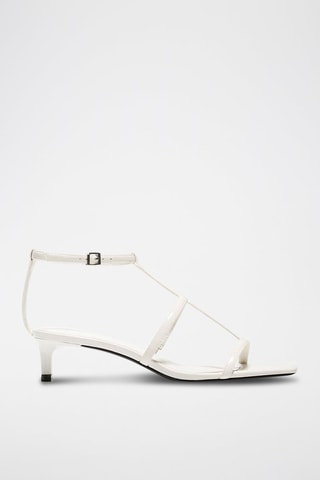 Sandalias de tacón - Blanco