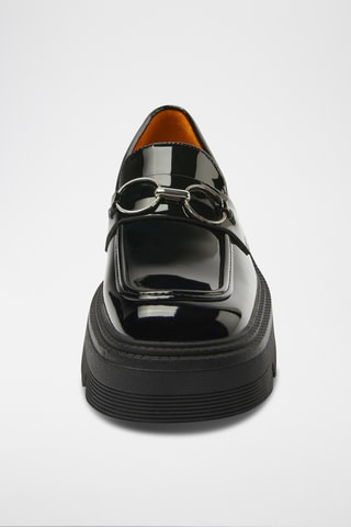Mocasines con plataforma - Negro