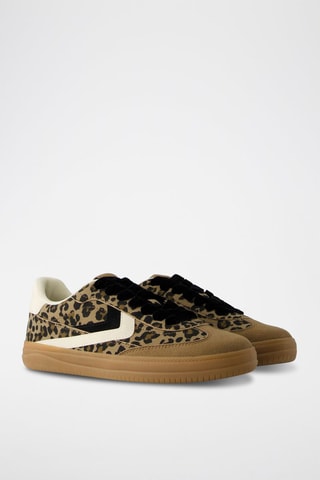 Zapatillas - Marrón claro y negro