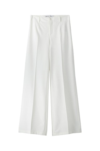 Pantalón wide leg - Blanco
