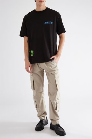 Pantalón cargo - Beige