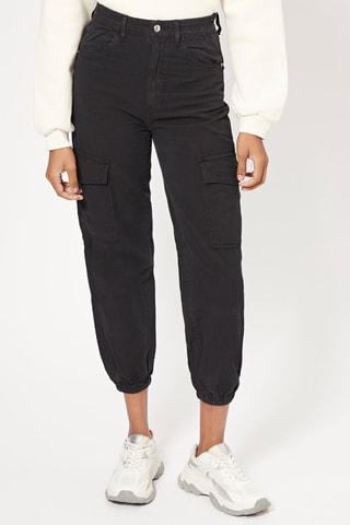 Jogger de tiro alto - Negro