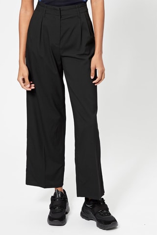 Pantalón dad de tiro alto - Negro