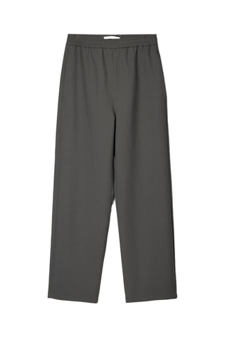 Pantalón straight - Gris oscuro
