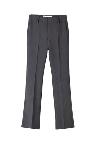Pantalón flare - Gris