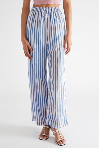 Pantalón wide leg - Azul rey