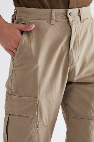Pantalón cargo - Beige