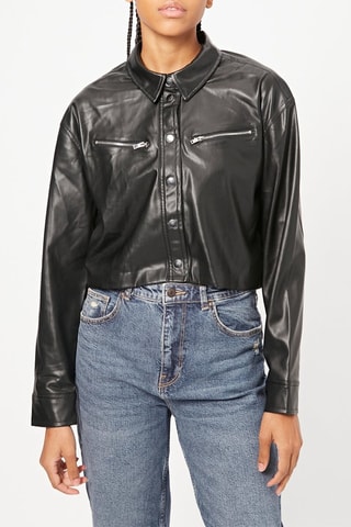 Chaqueta biker - Negro