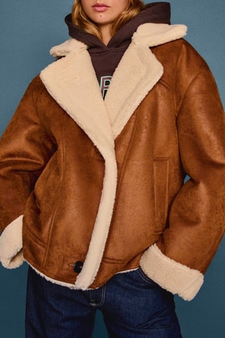 Chaqueta reversible - Marrón